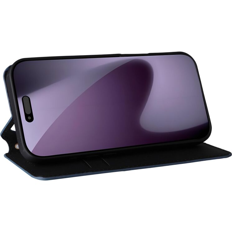 Чохол Deexe Rhombus Book для iPhone 18 Pro Max / 17 Pro Max - Blue (423824L) Чохол Deexe Rhombus Book для iPhone 18 Pro Max / 17 Pro Max - Blue: фото 4 з 10