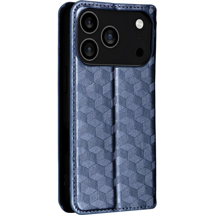 Чохол Deexe Rhombus Book для iPhone 18 Pro Max / 17 Pro Max - Blue (423824L) Чохол Deexe Rhombus Book для iPhone 18 Pro Max / 17 Pro Max - Blue: фото 8 з 10