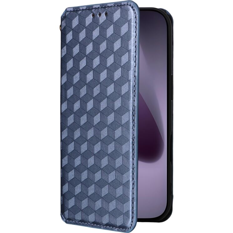 Чохол Deexe Rhombus Book для iPhone 18 Pro Max / 17 Pro Max - Blue (423824L) Чохол Deexe Rhombus Book для iPhone 18 Pro Max / 17 Pro Max - Blue: фото 6 з 10