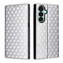 Чехол Deexe Rhombus Book для Samsung Galaxy A27 (A276) - Silver: фото 1 из 7