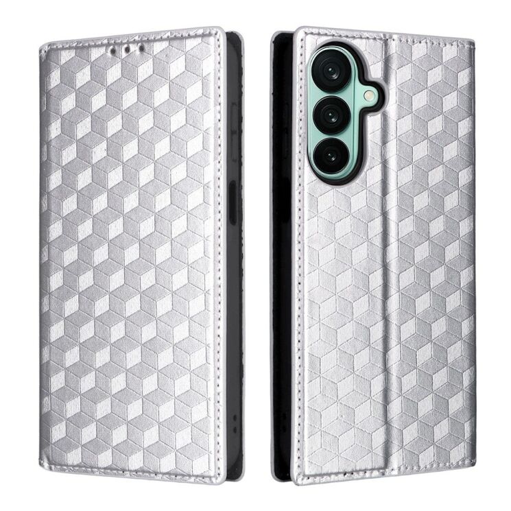 Чехол Deexe Rhombus Book для Samsung Galaxy A27 (A276) - Silver (408618S) Чехол Deexe Rhombus Book для Samsung Galaxy A27 (A276) - Silver: фото 1 из 7