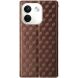 Чехол Deexe Rhombus Book для Xiaomi Redmi Note 17 Pro Max - Brown (430504Z). Фото 7 из 7