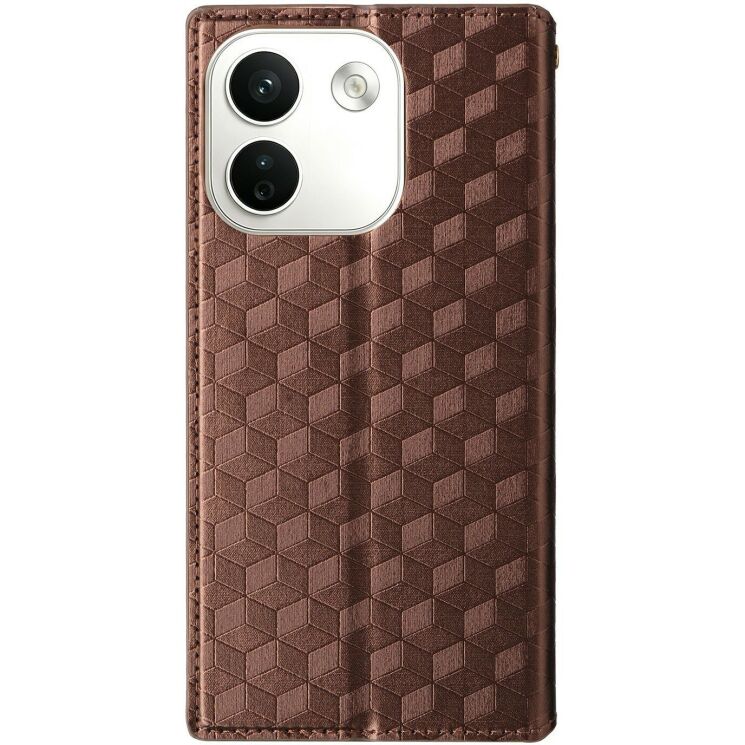 Чехол Deexe Rhombus Book для Xiaomi Redmi Note 17 Pro Max - Brown (430504Z) Чехол Deexe Rhombus Book для Xiaomi Redmi Note 17 Pro Max - Brown: фото 7 из 7