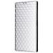 Чехол Deexe Rhombus Book для ZTE Blade A56 - Silver (391100S). Фото 7 из 10