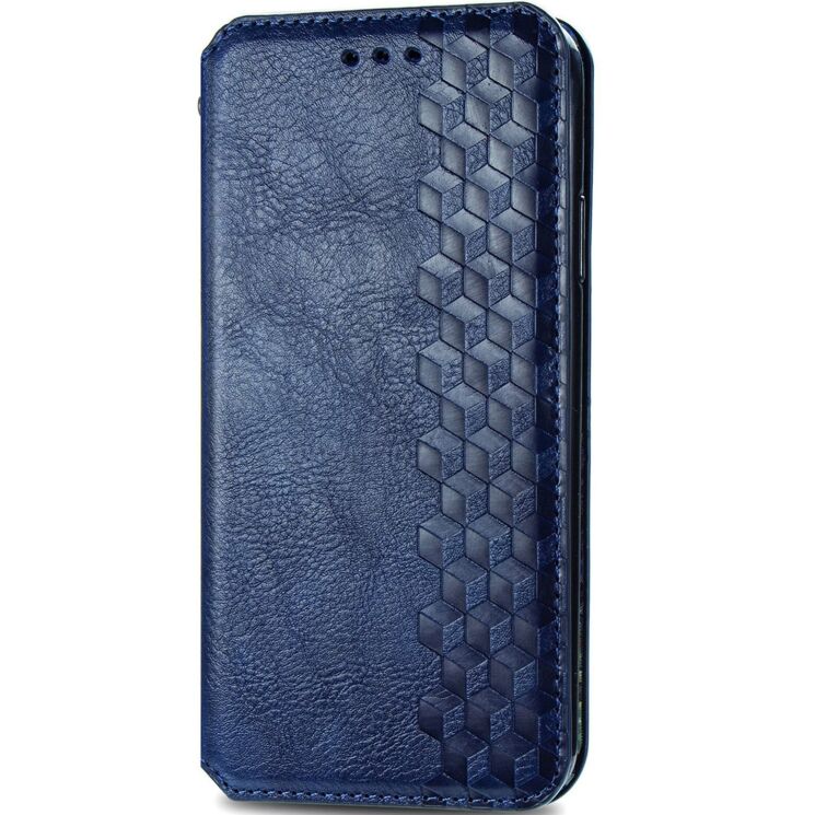 Чохол Deexe Rhombus Wallet для Honor 200 - Blue: фото 4 з 9