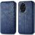 Чехол Deexe Rhombus Wallet для Honor 200 - Blue: фото 1 из 9