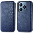 Чехол Deexe Rhombus Wallet для Realme C63 - Blue (359726L)