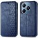Чехол Deexe Rhombus Wallet для Realme C63 - Blue (359726L). Фото 1 из 10