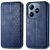 Чехол Deexe Rhombus Wallet для Realme C63 - Blue: фото 1 из 10