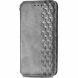 Чохол Deexe Rhombus Wallet для TECNO Spark 20C - Grey (345615H). Фото 4 з 6