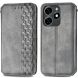 Чохол Deexe Rhombus Wallet для TECNO Spark 20C - Grey (345615H). Фото 1 з 6