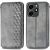 Чохол Deexe Rhombus Wallet для TECNO Spark 20C - Grey: фото 1 з 6