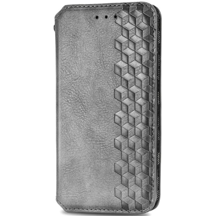Чехол Deexe Rhombus Wallet для Xiaomi Poco X5 Pro / Redmi Note 12 Pro 5G - Grey: фото 4 из 6