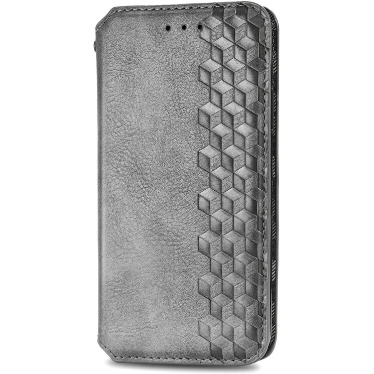 Чехол Deexe Rhombus Wallet для Xiaomi Poco X8 Pro Max - Grey: фото 5 из 10