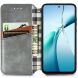 Чехол Deexe Rhombus Wallet для Xiaomi Redmi Note 14 4G - Grey (373456H). Фото 3 из 10