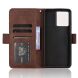 Чехол Deexe Wallet Stand для Blackview Color 8 / Oscal Modern 8 - Brown (378001Z). Фото 5 из 7