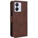 Чехол Deexe Wallet Stand для Blackview Color 8 / Oscal Modern 8 - Brown (378001Z). Фото 6 из 7