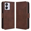 Чехол Deexe Wallet Stand для Blackview Color 8 / Oscal Modern 8 - Brown (378001Z)