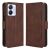 Чехол Deexe Wallet Stand для Blackview Color 8 / Oscal Modern 8 - Brown: фото 1 из 7