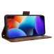 Чехол Deexe Wallet Stand для Blackview Color 8 / Oscal Modern 8 - Brown (378001Z). Фото 4 из 7