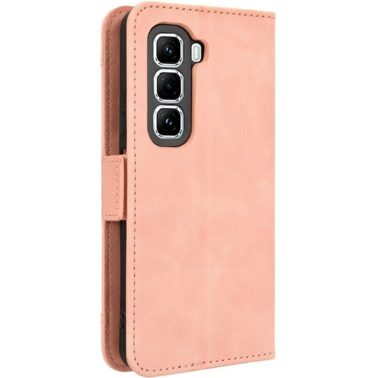 Чохол Deexe Wallet Stand для Infinix Hot 50 Pro - Pink: фото 7 з 7