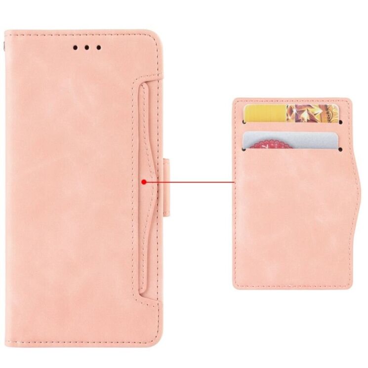 Чохол Deexe Wallet Stand для Infinix Hot 50 Pro - Pink: фото 6 з 7