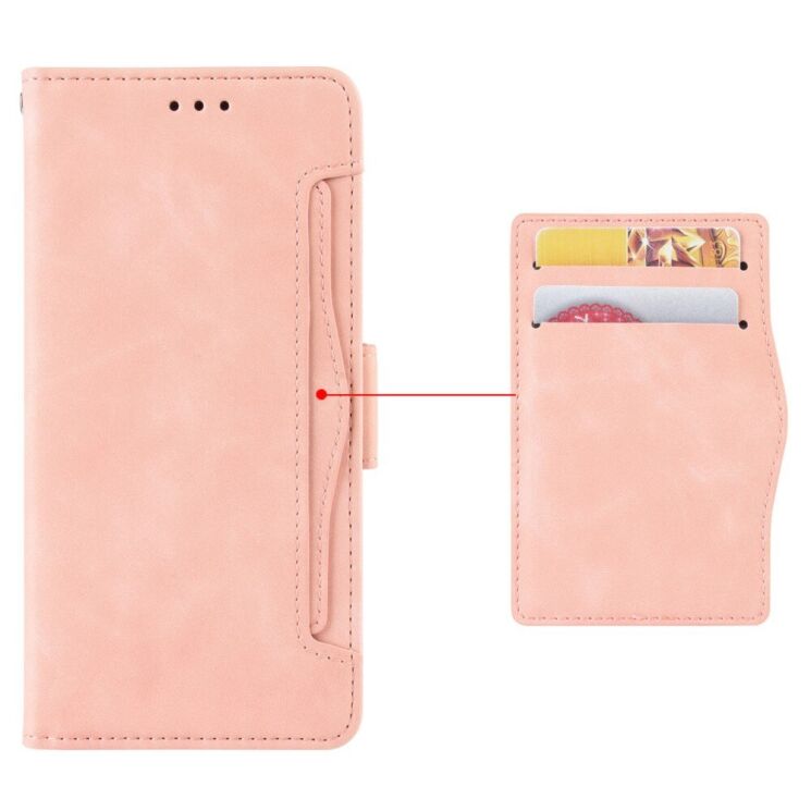 Чехол Deexe Wallet Stand для Realme C63 / C61 / Note 60x - Pink: фото 6 из 7