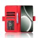 Чехол Deexe Wallet Stand для Realme GT Neo 6 SE / GT 6T / GT 6 - Red (356129R). Фото 3 из 7