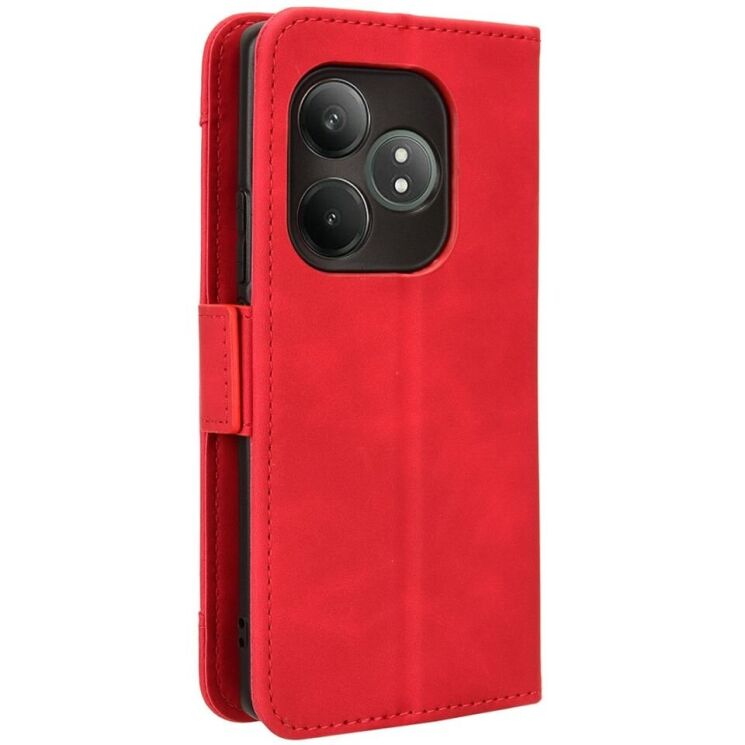 Чехол Deexe Wallet Stand для Realme GT Neo 6 SE / GT 6T / GT 6 - Red: фото 7 из 7