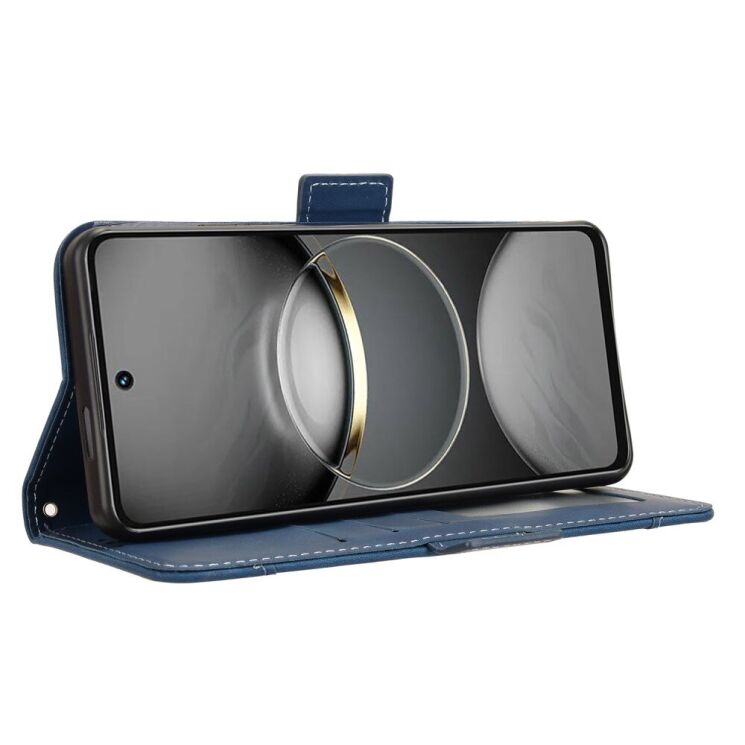 Чехол Deexe Wallet Stand для TECNO Spark 30 - Blue: фото 3 из 8