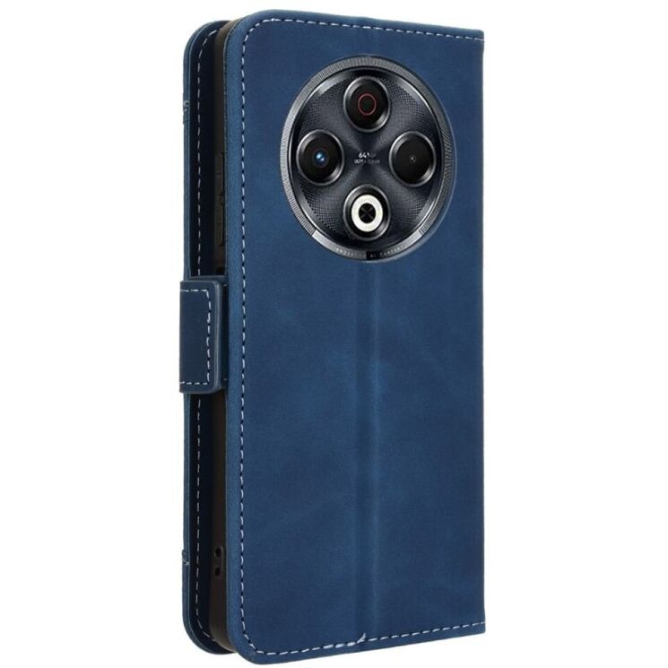 Чехол Deexe Wallet Stand для TECNO Spark 30 - Blue: фото 7 из 8