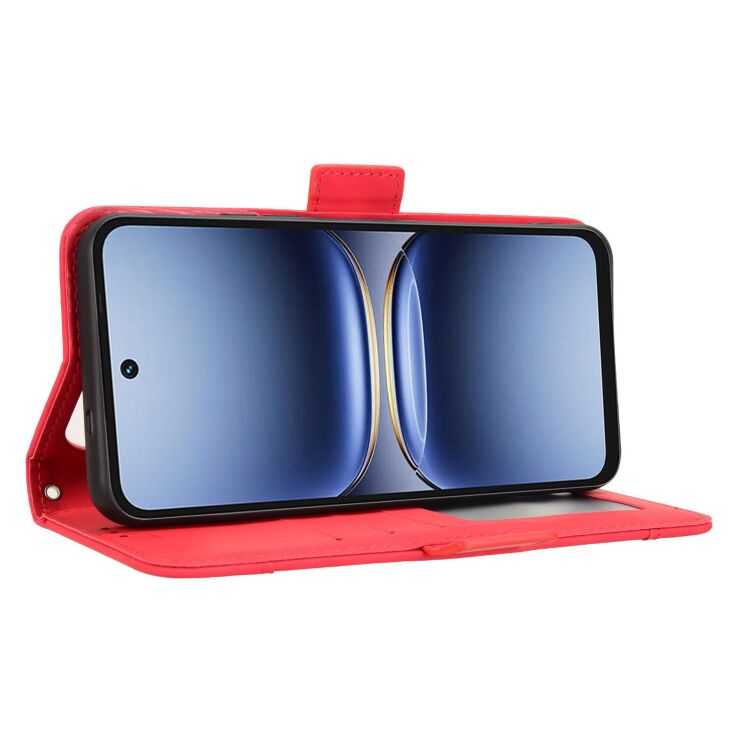 Чохол-книжка з кишеньками Deexe Wallet Stand для TECNO Spark 40 - Red: фото 7 з 16