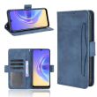 Чехол Deexe Wallet Stand для VIVO V21e - Blue (281601L)