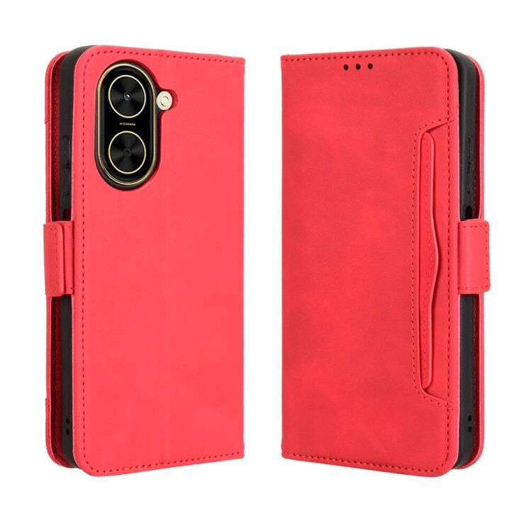 Чехол Deexe Wallet Stand для Xiaomi Redmi A5 (European Version) - Red: фото 1 из 12