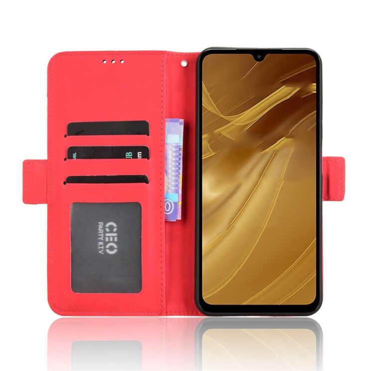 Чехол Deexe Wallet Stand для Xiaomi Redmi A5 (European Version) - Red: фото 7 из 12