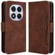 Чехол Deexe Wallet Stand для Xiaomi Redmi Note 14 Pro 5G / Note 14 Pro Plus / Poco X7 - Brown (373141Z). Фото 1 из 7