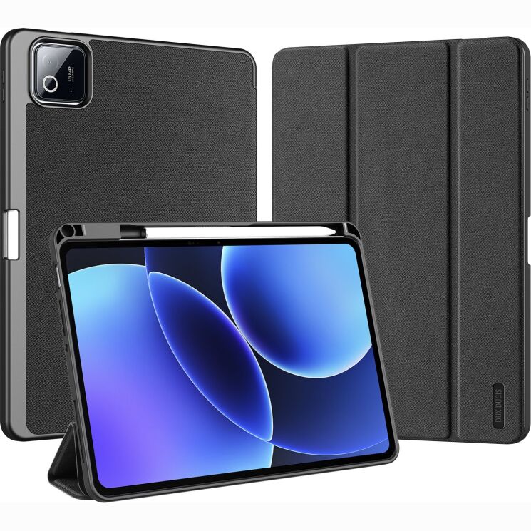 Чехол DUX DUCIS Domo Series для Xiaomi Pad 8 Pro / Pad 8 / Pad 7 Pro / Pad 7 - Black: фото 1 из 12