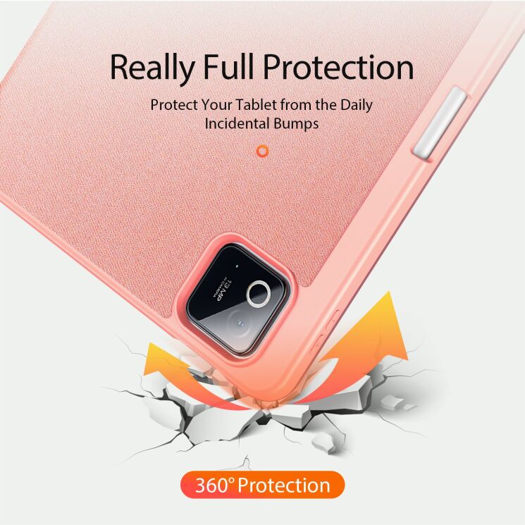 Чохол DUX DUCIS Domo Series для Xiaomi Pad 8 Pro / Pad 8 / Pad 7 Pro / Pad 7 - Pink: фото 10 з 12