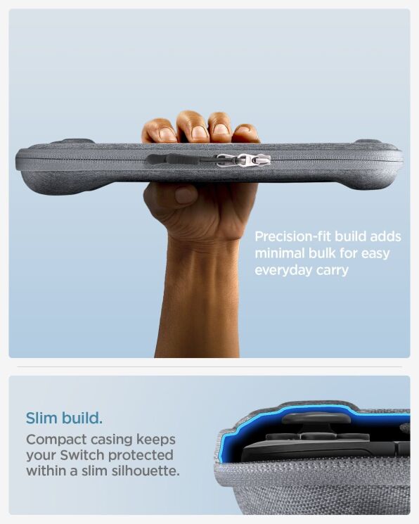 Чохол Klasden Carrying Pouch для Nintendo Switch 2 (AGP10197) - Charcoal Gray: фото 11 з 13