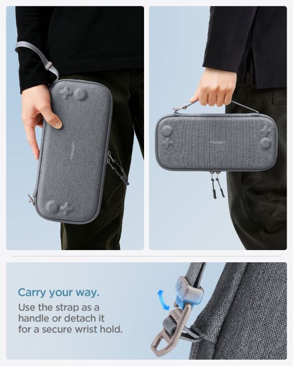 Чохол Klasden Carrying Pouch для Nintendo Switch 2 (AGP10197) - Charcoal Gray: фото 13 з 13