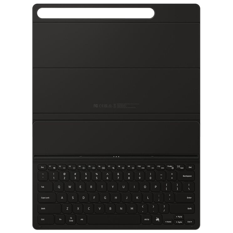 Чохол-клавіатура Book Cover Keyboard Slim для Samsung Galaxy Tab S10 Plus / S9 Plus / S9 FE Plus (EF-DX820UBEGWW) - Black: фото 8 з 12