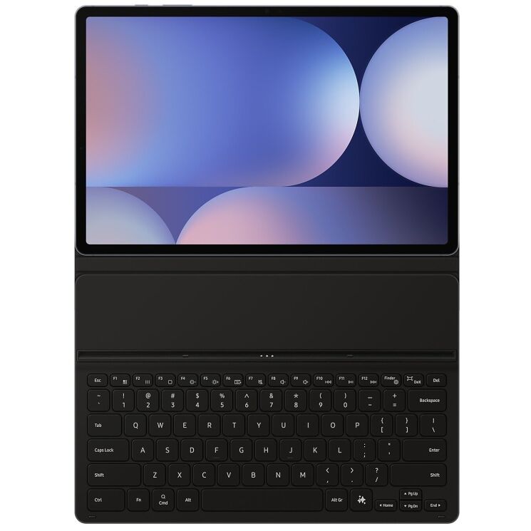 Чохол-клавіатура Book Cover Keyboard Slim для Samsung Galaxy Tab S10 Plus / S9 Plus / S9 FE Plus (EF-DX820UBEGWW) - Black: фото 9 з 12