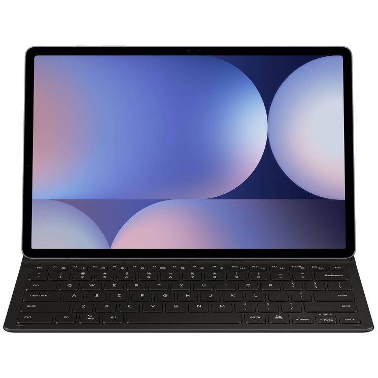 Чохол-клавіатура Book Cover Keyboard Slim для Samsung Galaxy Tab S10 Plus / S9 Plus / S9 FE Plus (EF-DX820UBEGWW) - Black: фото 3 з 12