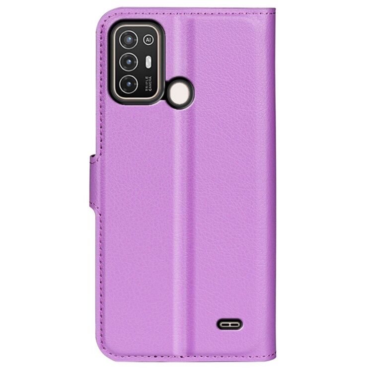 Чехол-книжка Deexe Book Type для ZTE Blade A52 - Purple: фото 3 из 14