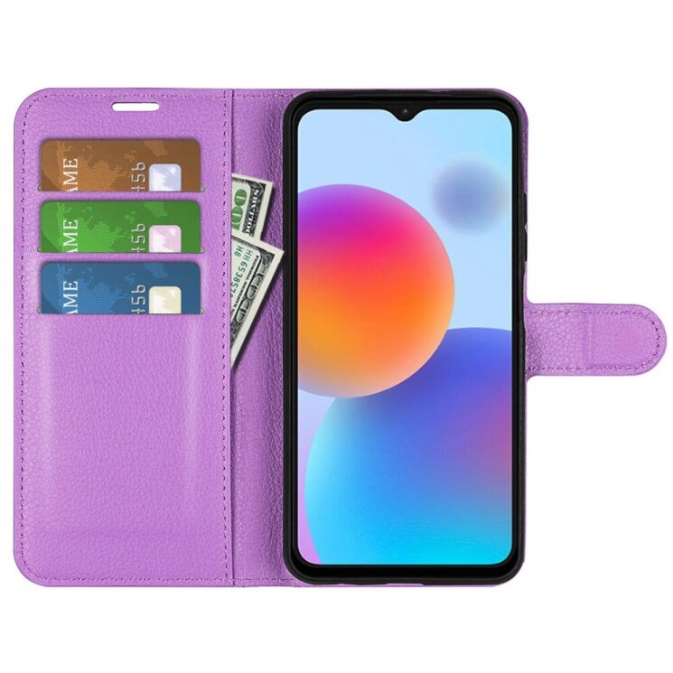 Чехол-книжка Deexe Book Type для ZTE Blade A52 - Purple: фото 4 из 14