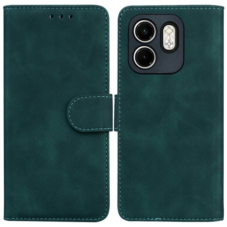 Чехол-книжка Deexe Classic Series для Infinix Smart 9 (X6532) / Hot 50i (X6531) - Green: фото 1 из 7