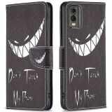 Чохол з малюнком Deexe Color Wallet для Nokia C32 - Don't Touch My Phone: фото 1 з 8