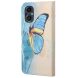 Чехол с рисунком Deexe Color Wallet для OnePlus Nord N20 - Blue Butterfly (292914H). Фото 3 из 5