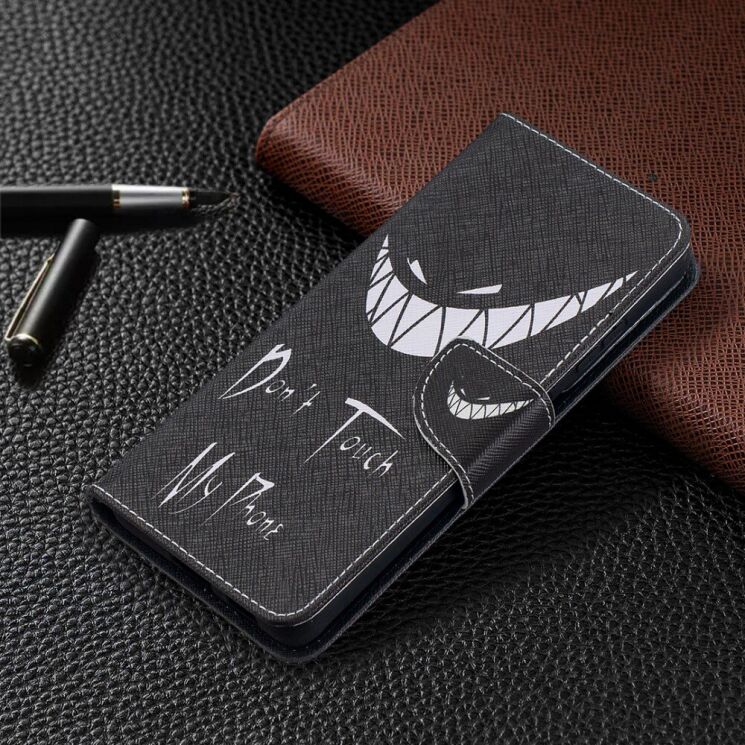 Чехол-книжка Deexe Color Wallet для Samsung Galaxy S21 Ultra (G998) - Teeth: фото 5 из 9