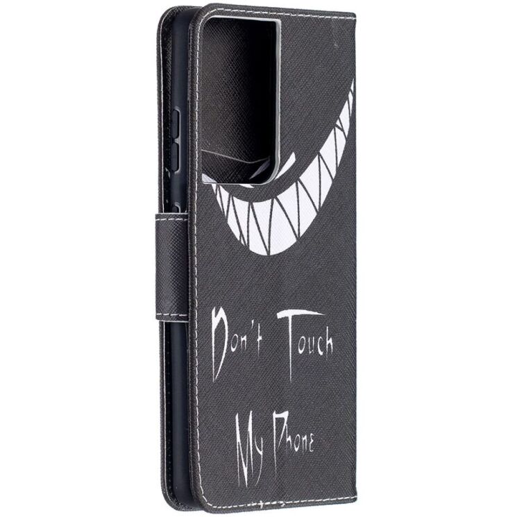 Чехол-книжка Deexe Color Wallet для Samsung Galaxy S21 Ultra (G998) - Teeth: фото 4 из 9